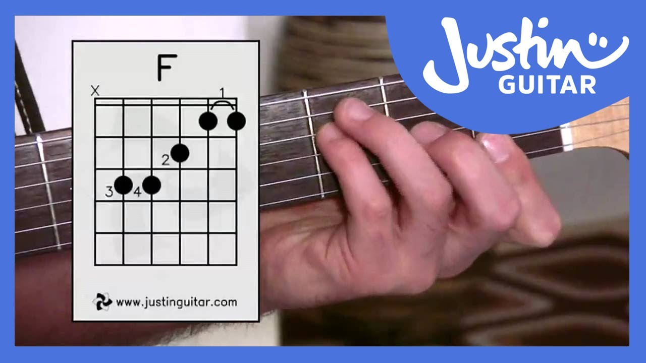 F Guitar Chord 3 Ways Of Playing F Chord Guitar Lesson Guitar For Beginners Stage 6 Bc 161