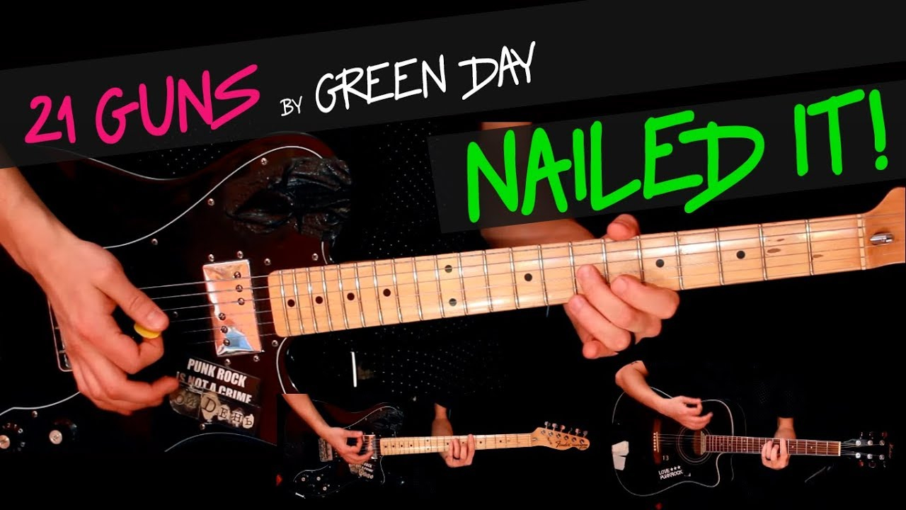 21 Guns Chords 21 Guns Green Day Guitar Cover Gv Chords