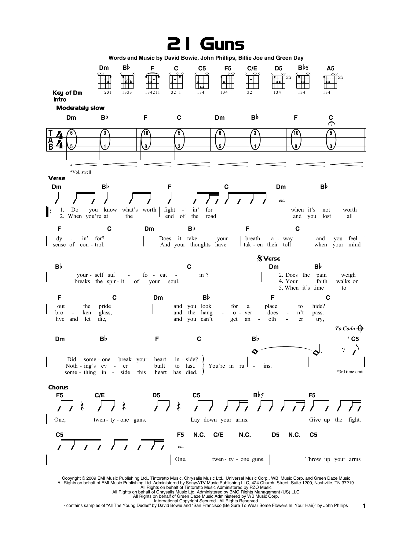 21 Guns Chords Green Day 21 Guns Sheet Music Notes Chords Download Printable Really Easy Guitar Sku 415300