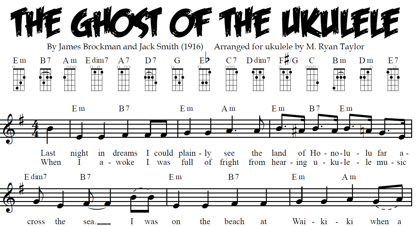 4 Chord Song The Ghost Of The Ukulele