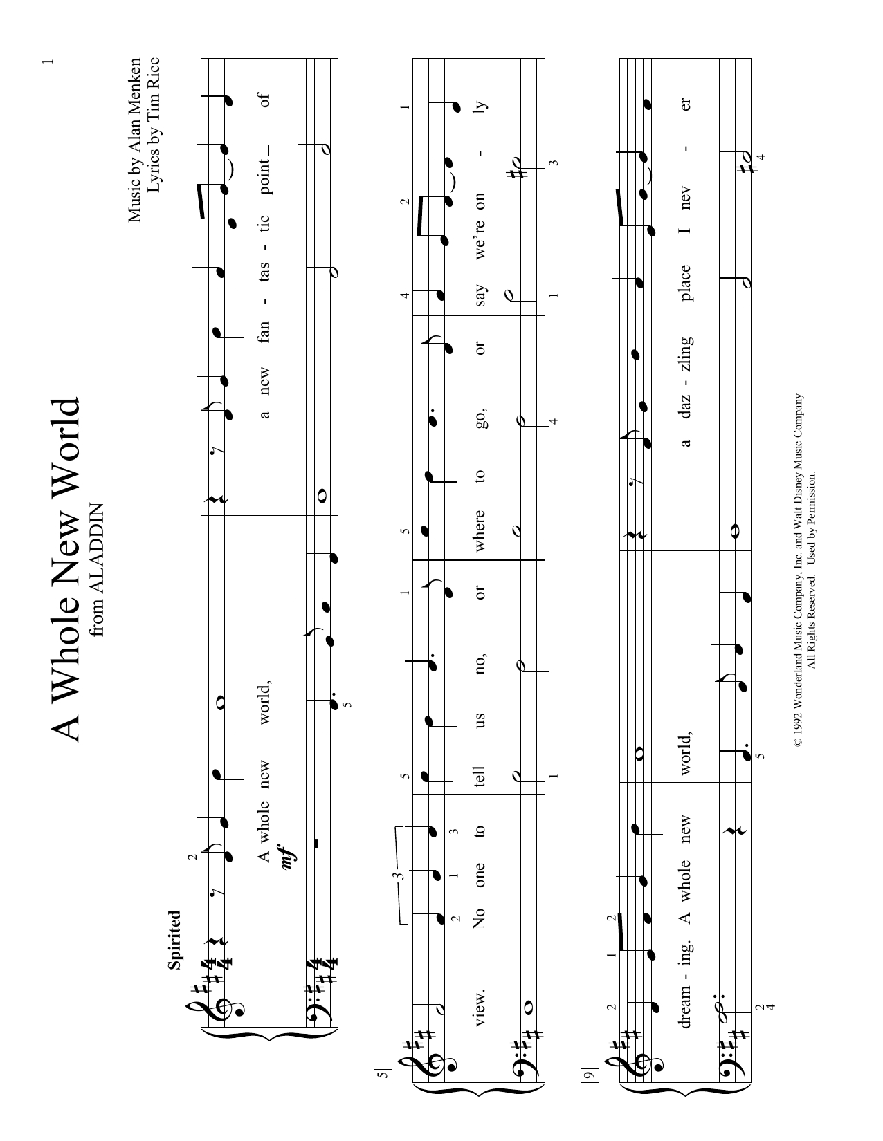 A Whole New World Chords Alan Menken A Whole New World From Aladdin Arr Christopher Hussey Sheet Music Notes Chords Download Printable Educational Piano Sku
