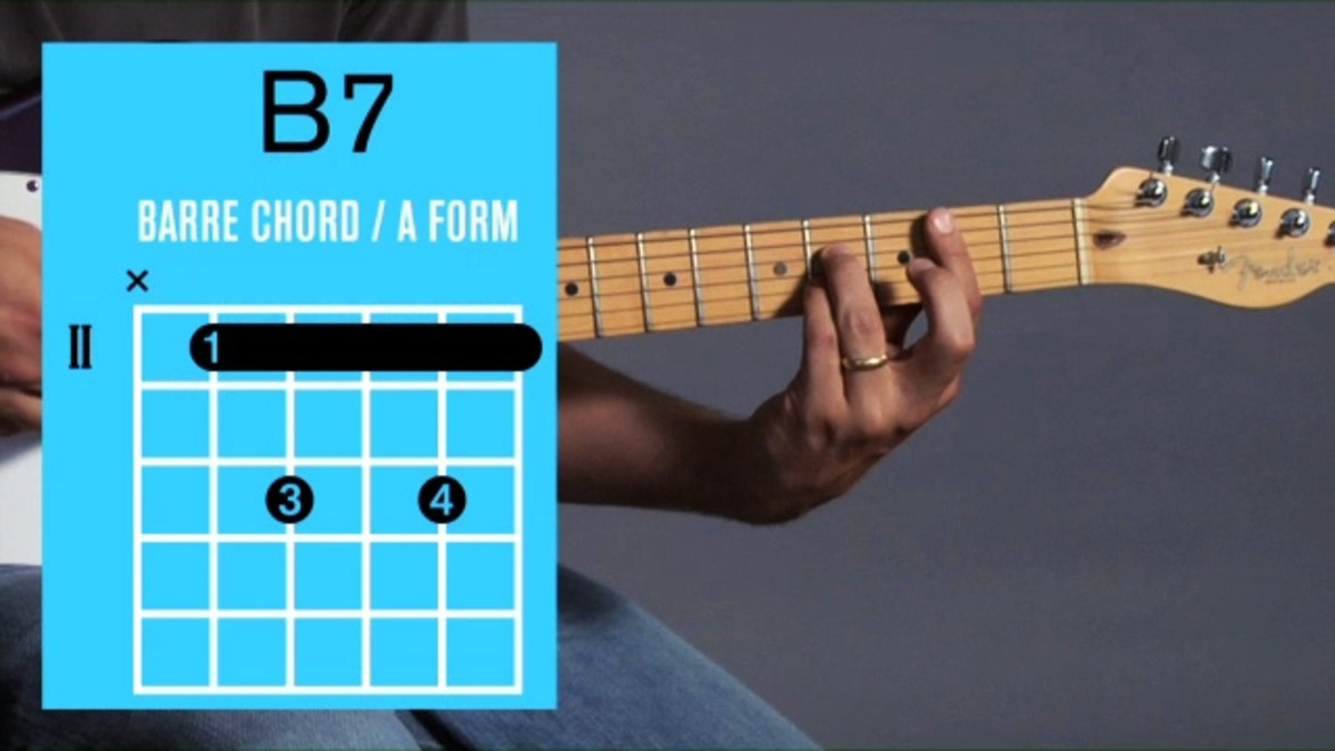 B7 Guitar Chord How To Play A B7 Barre Chord On Guitar Howcast The Best How To