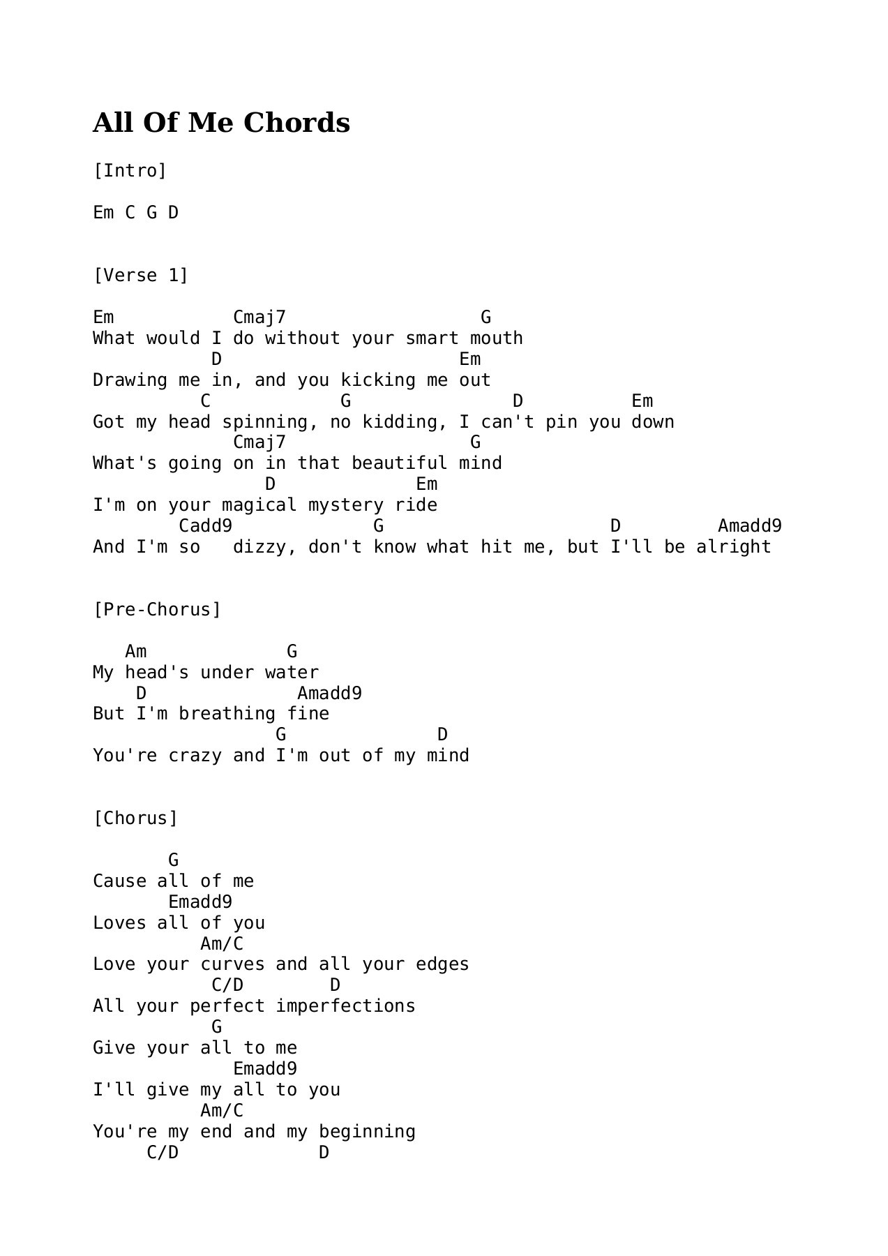 Banana Pancakes Chords Merged Pages 1 50 Text Version Fliphtml5