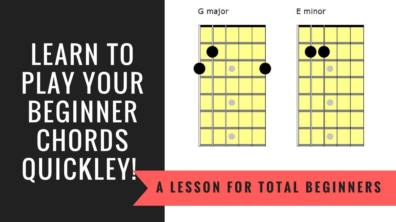 Beginner Guitar Chords How To Learn Guitar Chords Quickly A Beginner Guitar Lesson