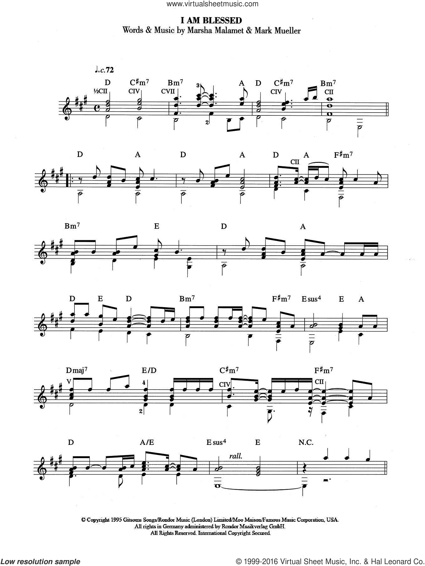 Blessed Be Your Name Chords Eternal I Am Blessed Sheet Music For Guitar Solo Chords Pdf