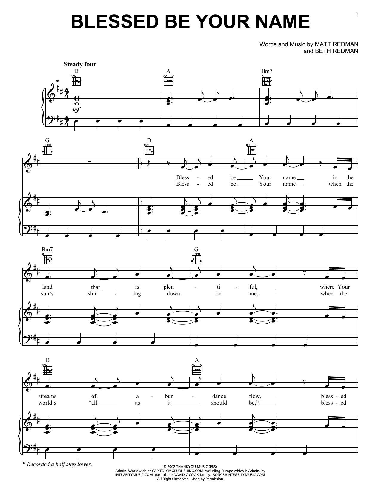 Blessed Be Your Name Chords Tree63 Blessed Be Your Name Sheet Music Notes Chords