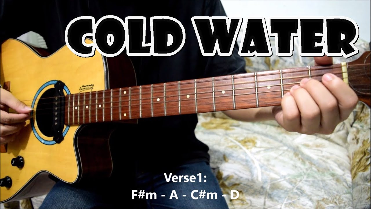Cold Water Chords Cold Water Justin Bieber Guitar Cover With Chords No Capo