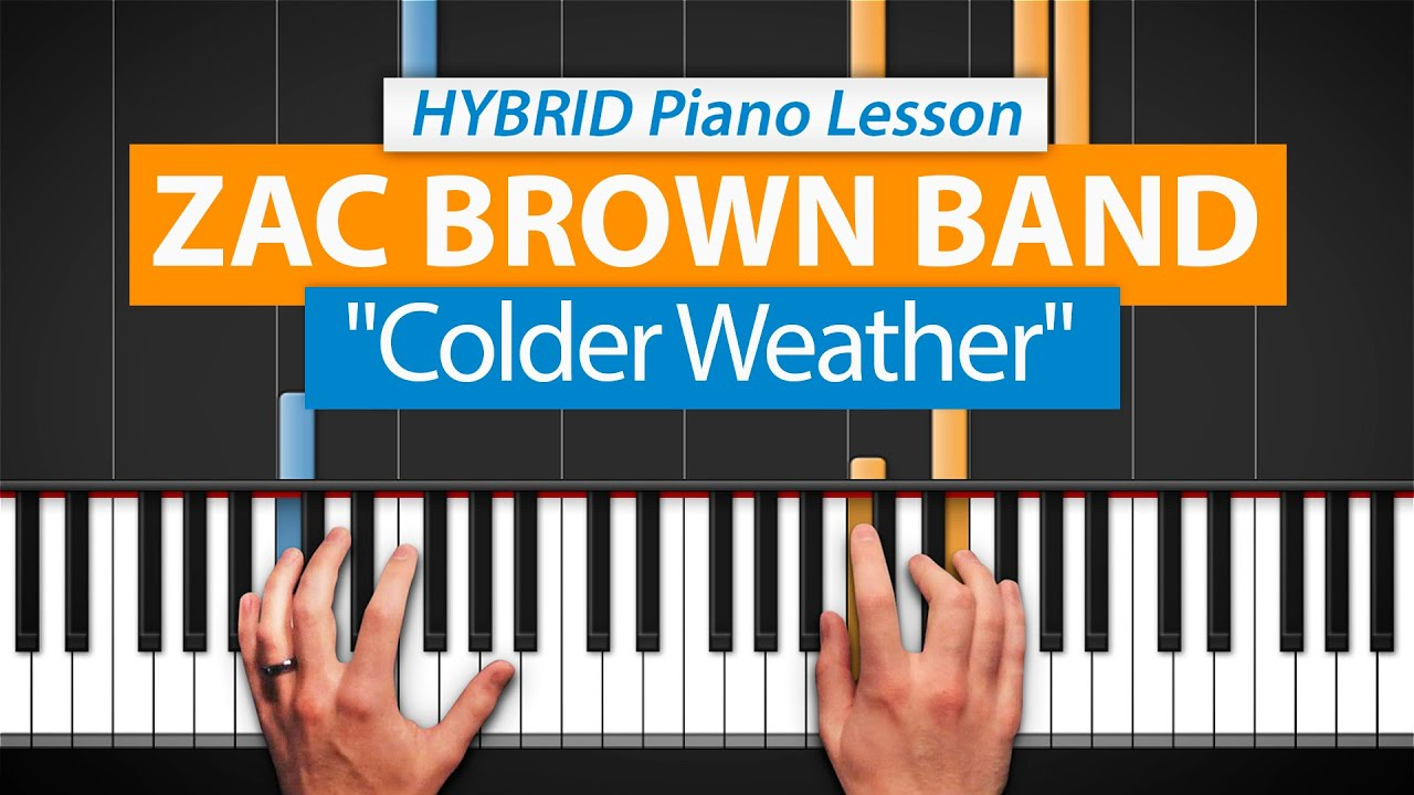 Colder Weather Chords How To Play Colder Weather Zac Brown Band Hdpiano Part 1 Piano Tutorial