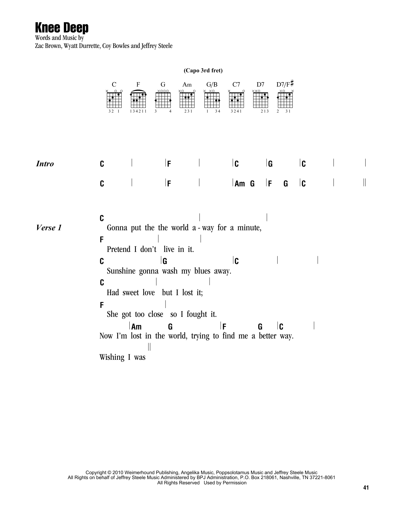 Colder Weather Chords Sheet Music Digital Files To Print Licensed Coy Bowles Digital