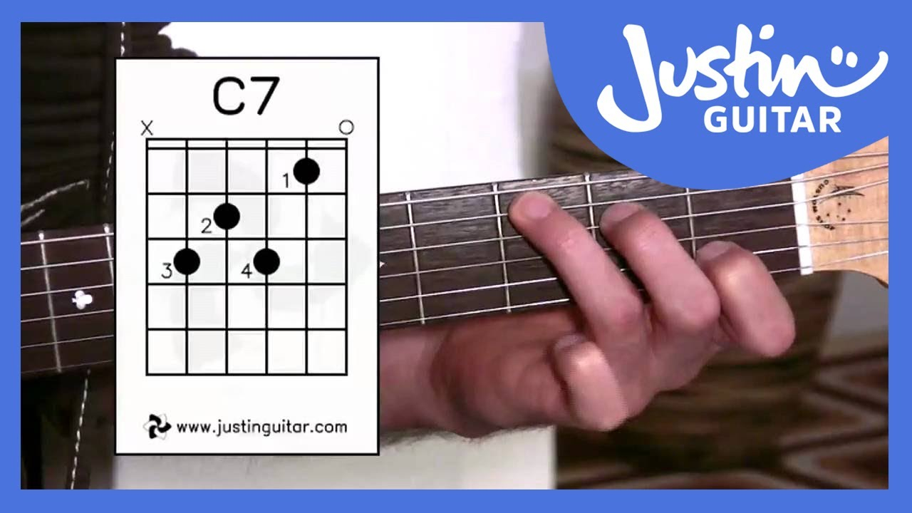 Dm7 Guitar Chord G7 C7 B7 Chords Justinguitar