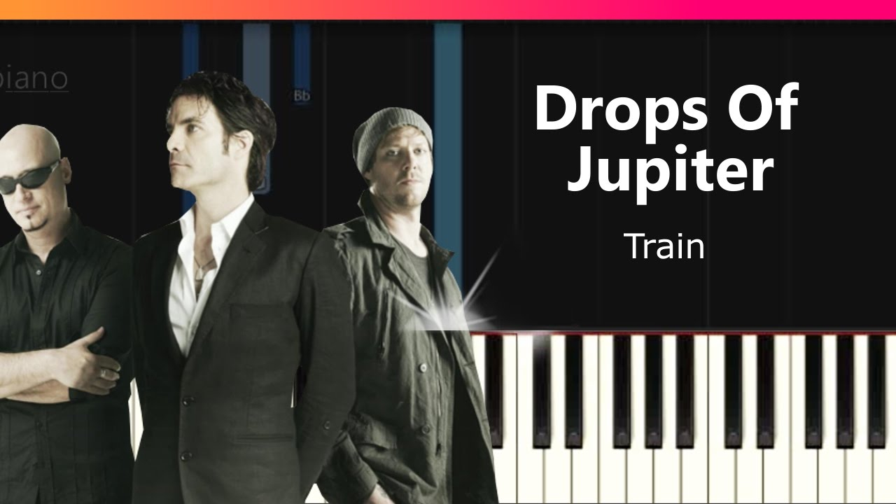 Drops Of Jupiter Chords Train Drops Of Jupiter Easy Piano Tutorial Chords How To Play Cover