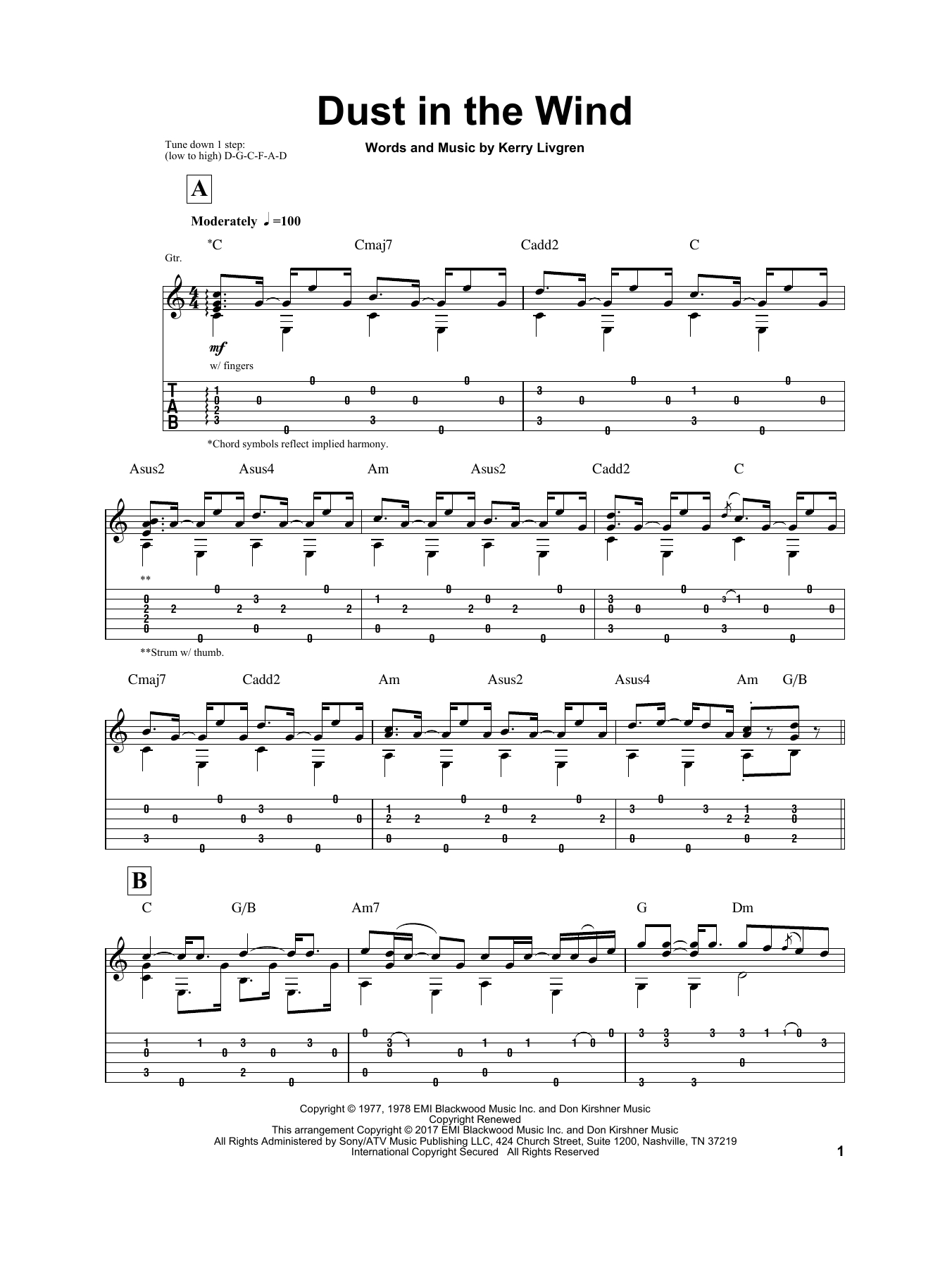 Dust In The Wind Chords Dust In The Wind Igor Presnyakov Solo Guitar Guitar Instructor