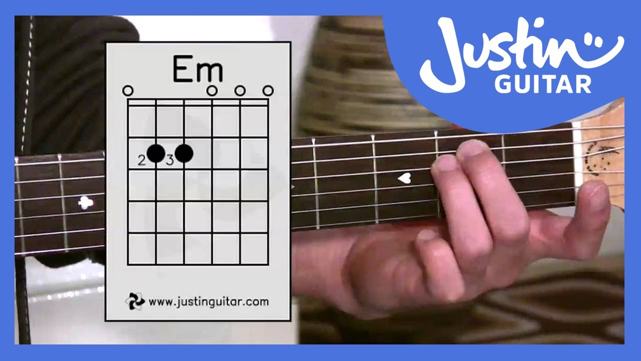 E Minor Chord E Minor Chord Em Stage 2 Guitar Lesson Guitar For Beginners Bc 122