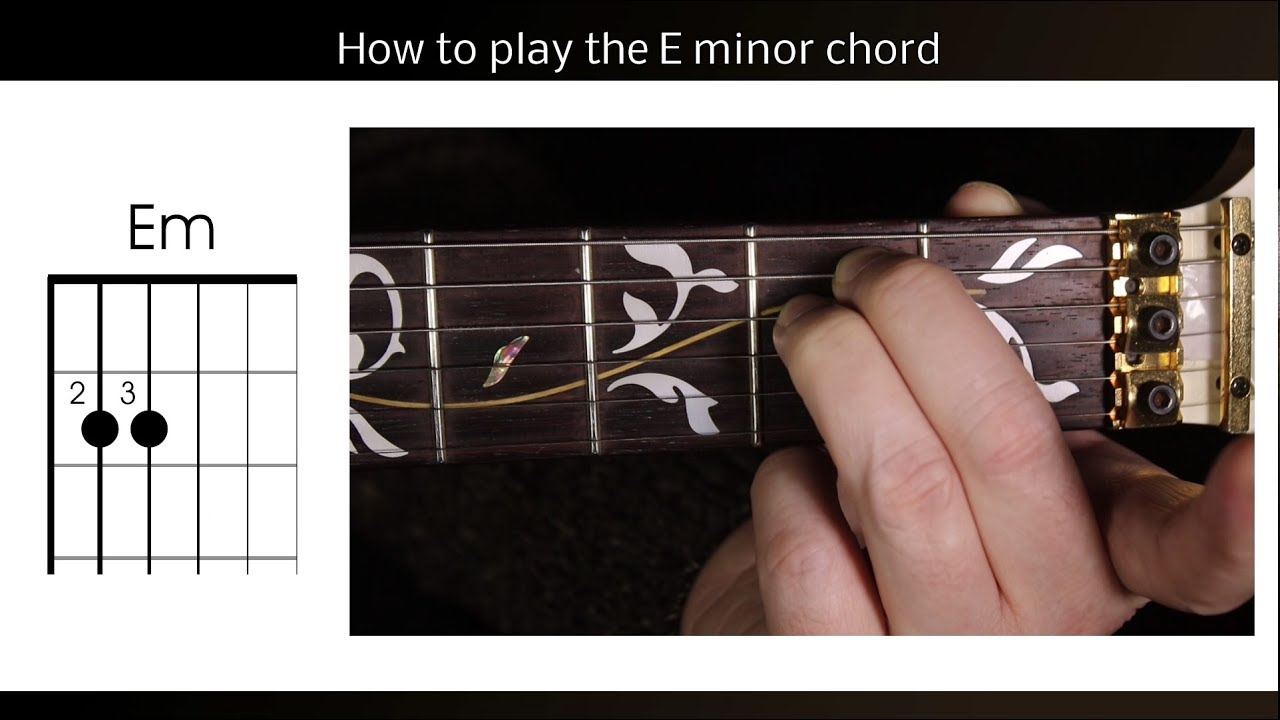 Em Chord Guitar How To Play Em On Guitar The E Minor Chord