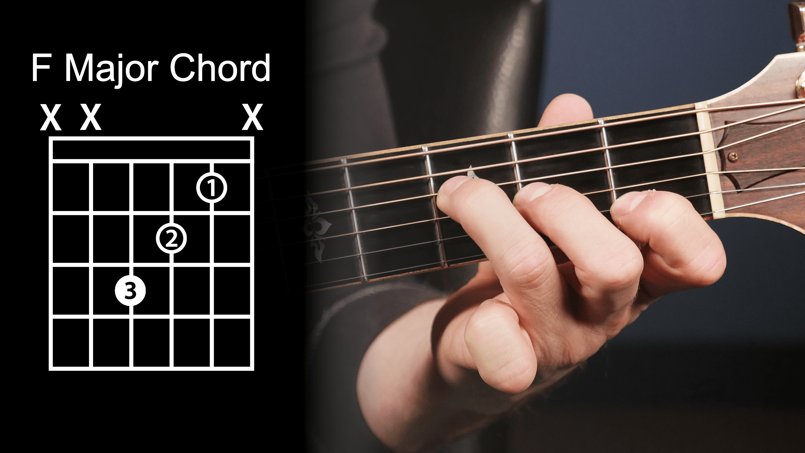 F Guitar Chord 8 Guitar Chords You Must Know Guitar Lesson Video