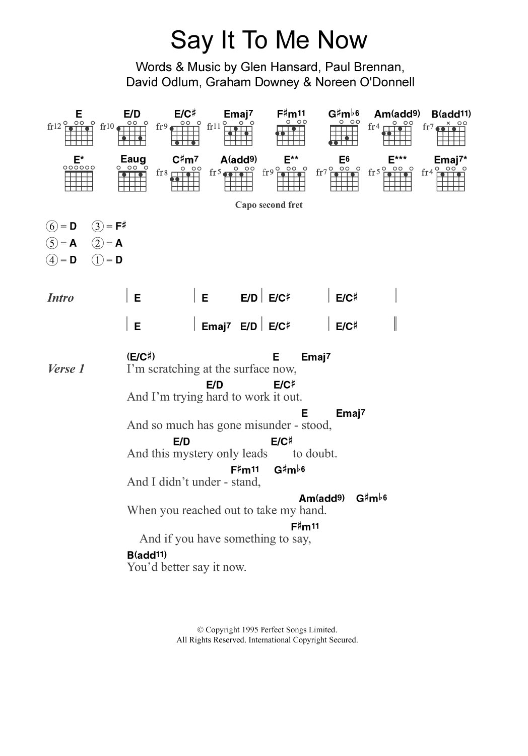 Falling Slowly Chords Sheet Music Digital Files To Print Licensed Glen Hansard Digital