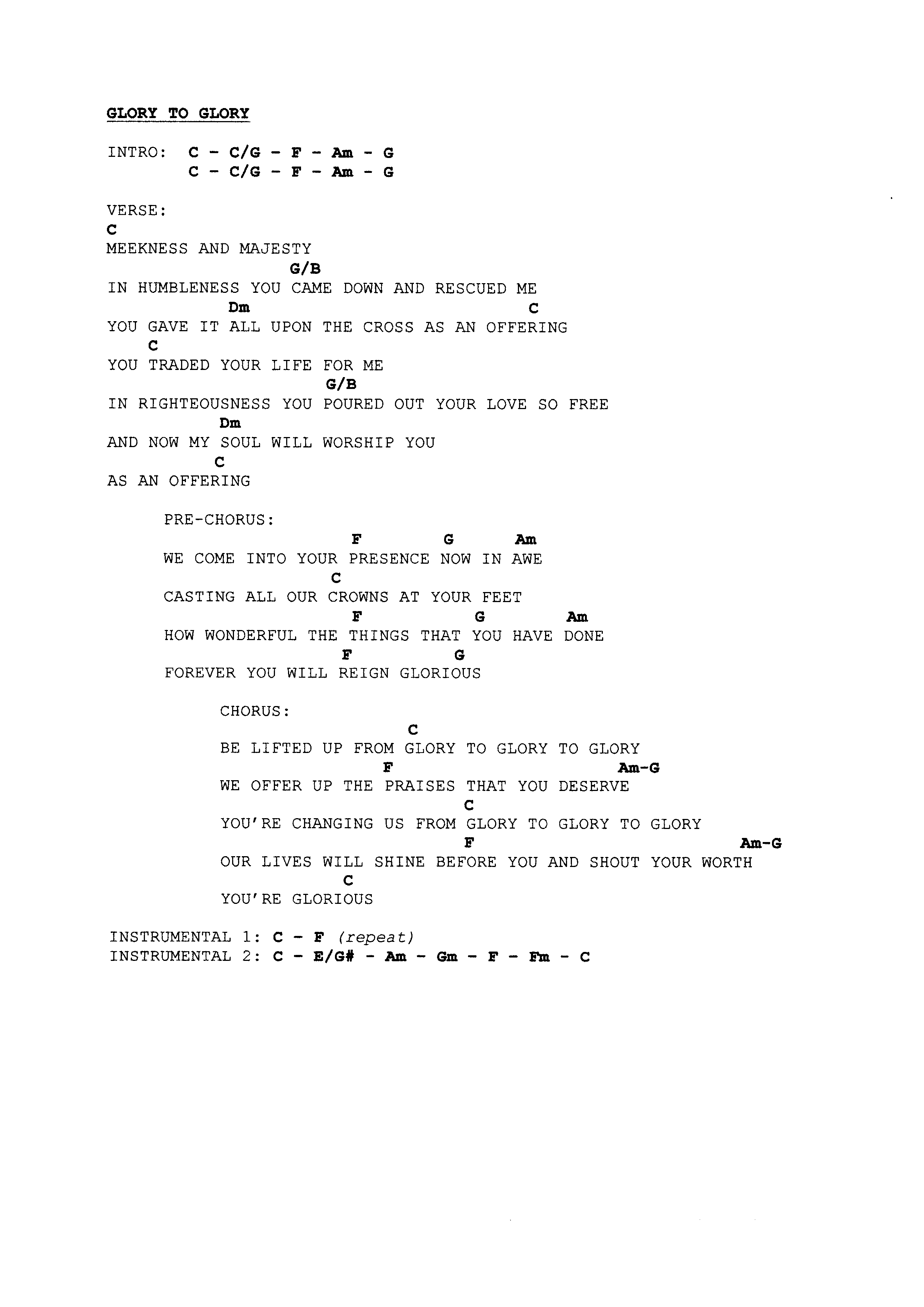 Forever Reign Chords Praise Worship Chords Page 6 The Idiot In Me