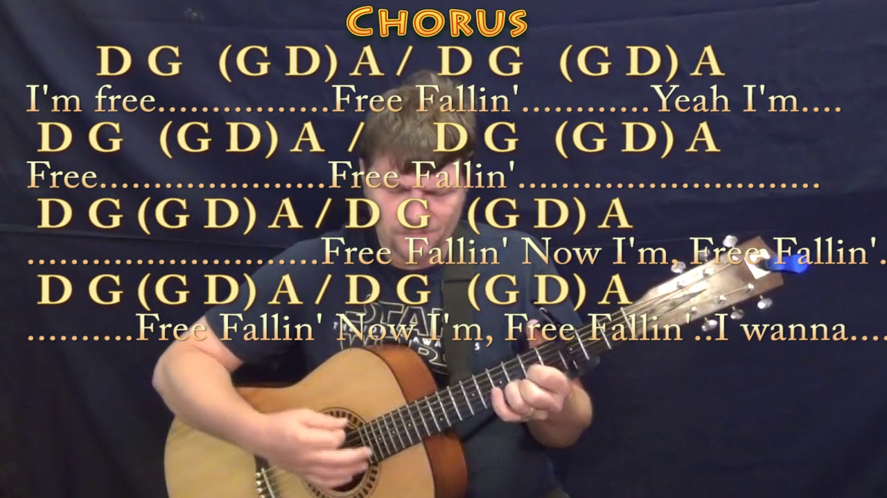 Free Fallin Chords Free Fallin Tom Petty Strum Guitar Cover Lesson With Chordslyrics Capo 3rd