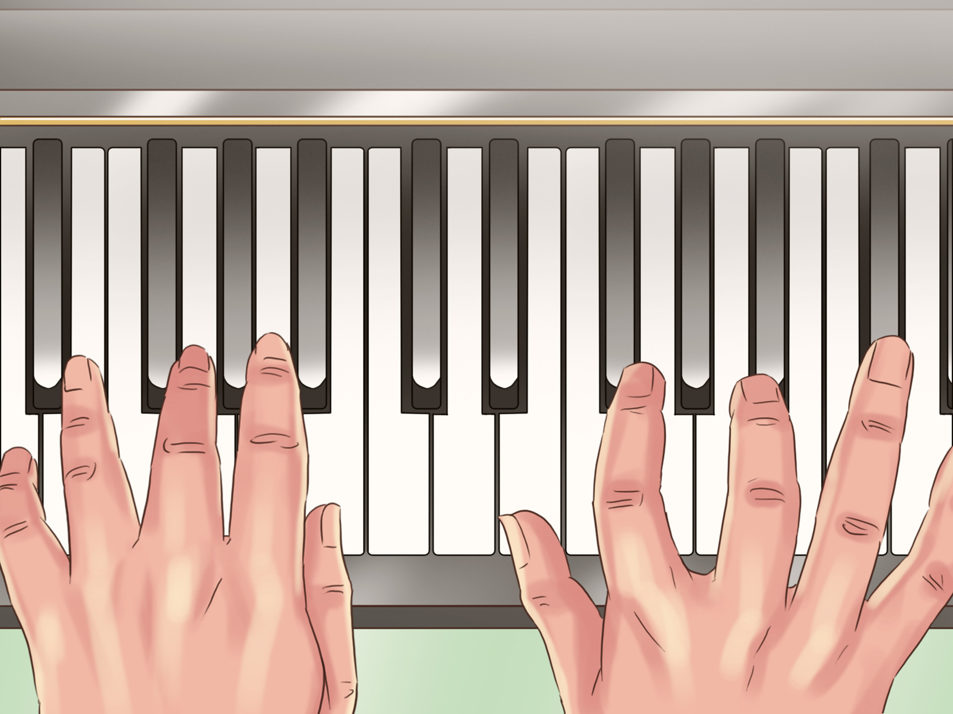 G# Piano Chord How To Play A C Chord On The Piano 5 Steps With Pictures
