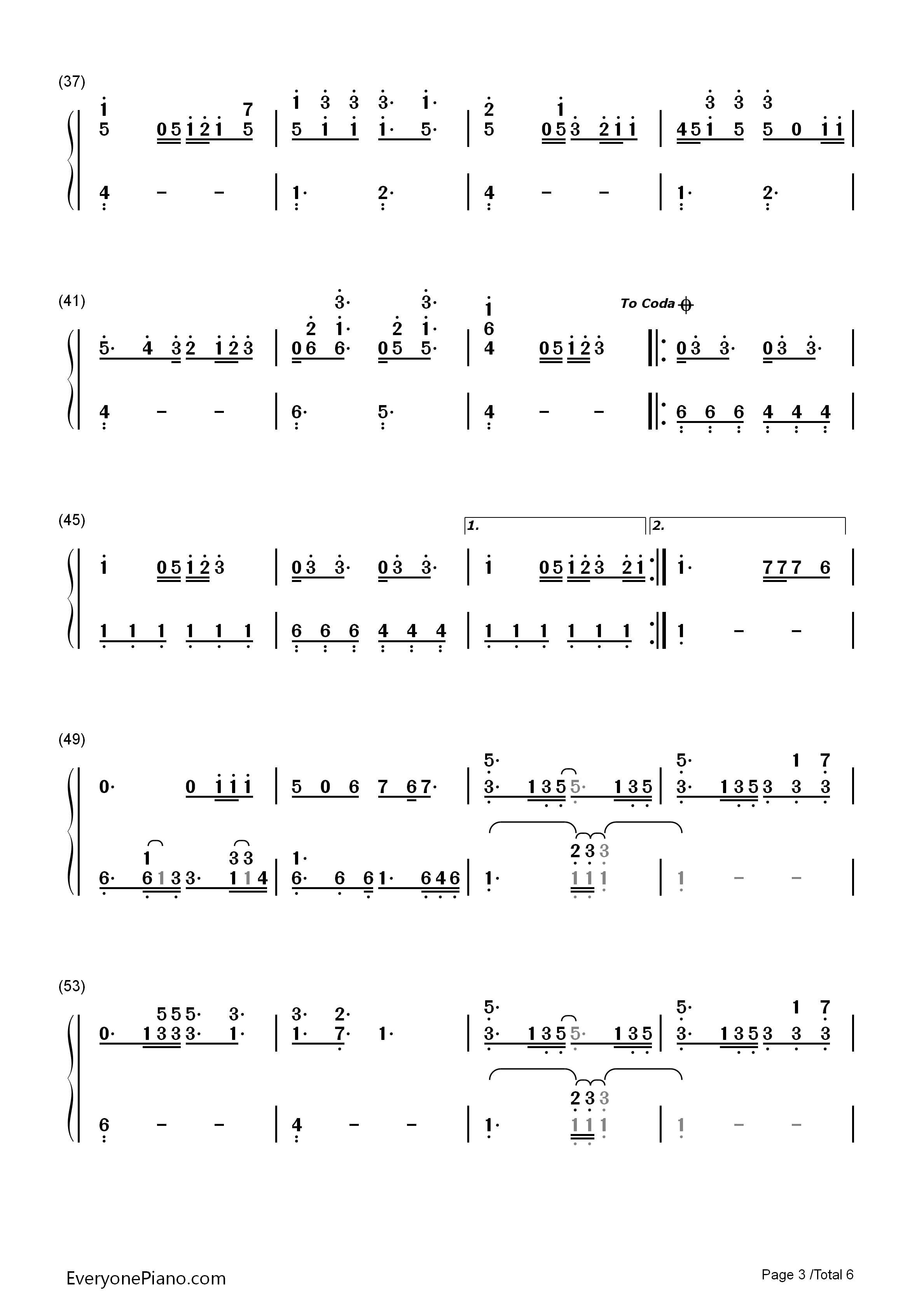 Give Me Love Chords Give Me Love Numbered Musical Notation Preview 3 Free Piano Sheet