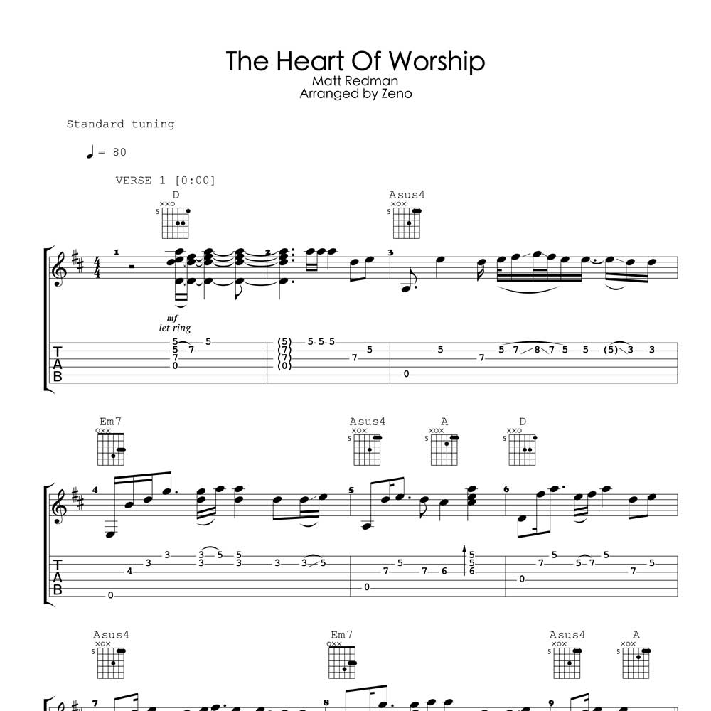 Heart Of Worship Chords The Heart Of Worship