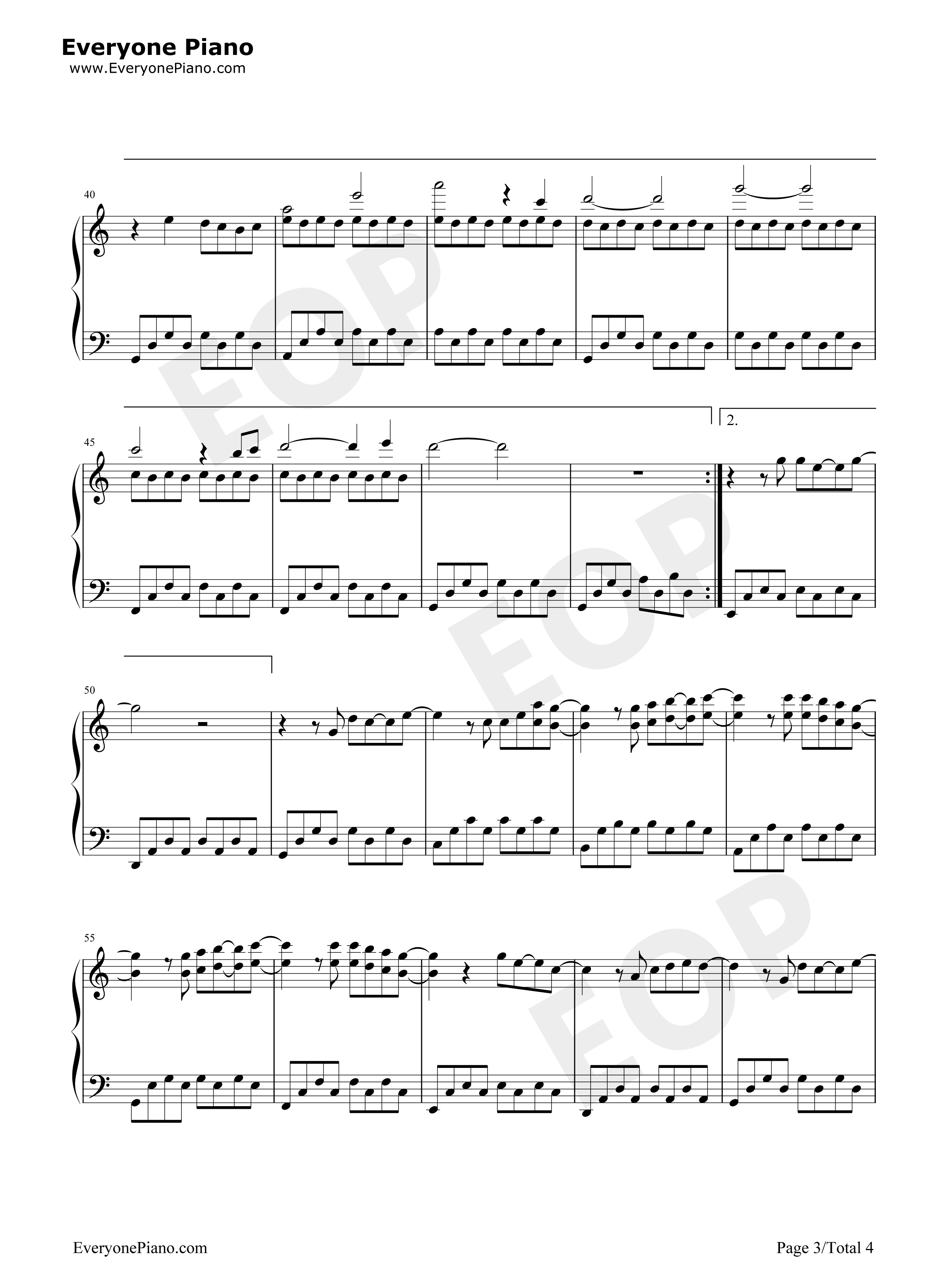 Hello Piano Chords Hello Tomorrow Stave Preview 3 Free Piano Sheet Music Piano Chords