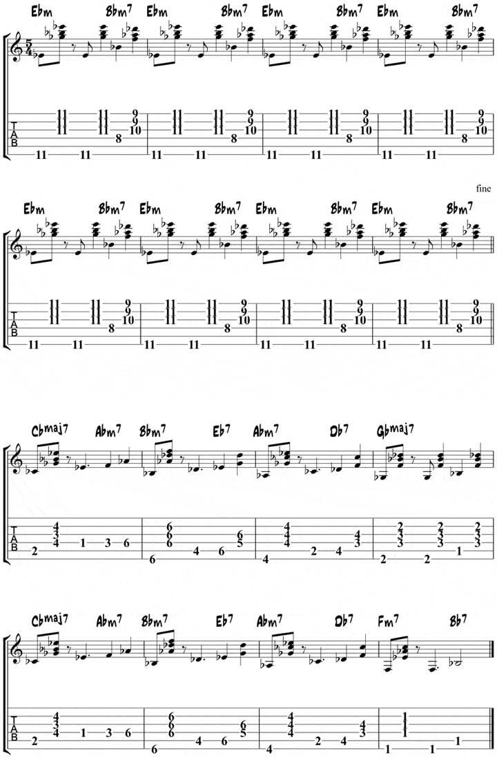 How Can It Be Chords How To Play Take 5 Chords On Guitar Tabs Audio