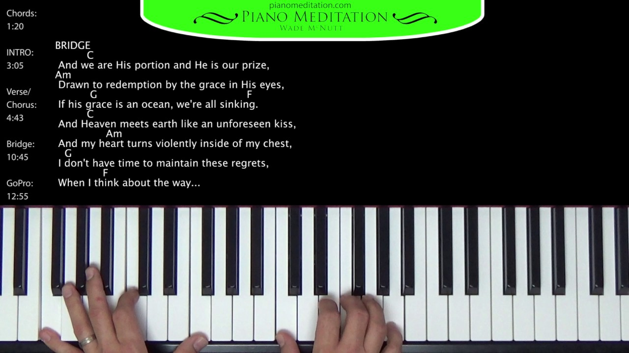 How He Loves Chords How He Loves Crowdermcmillan How To Play On The Piano