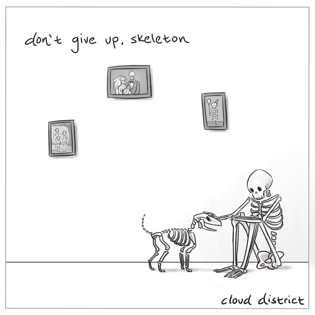 I Won T Give Up Chords Dont Give Up Skeleton Cloud District