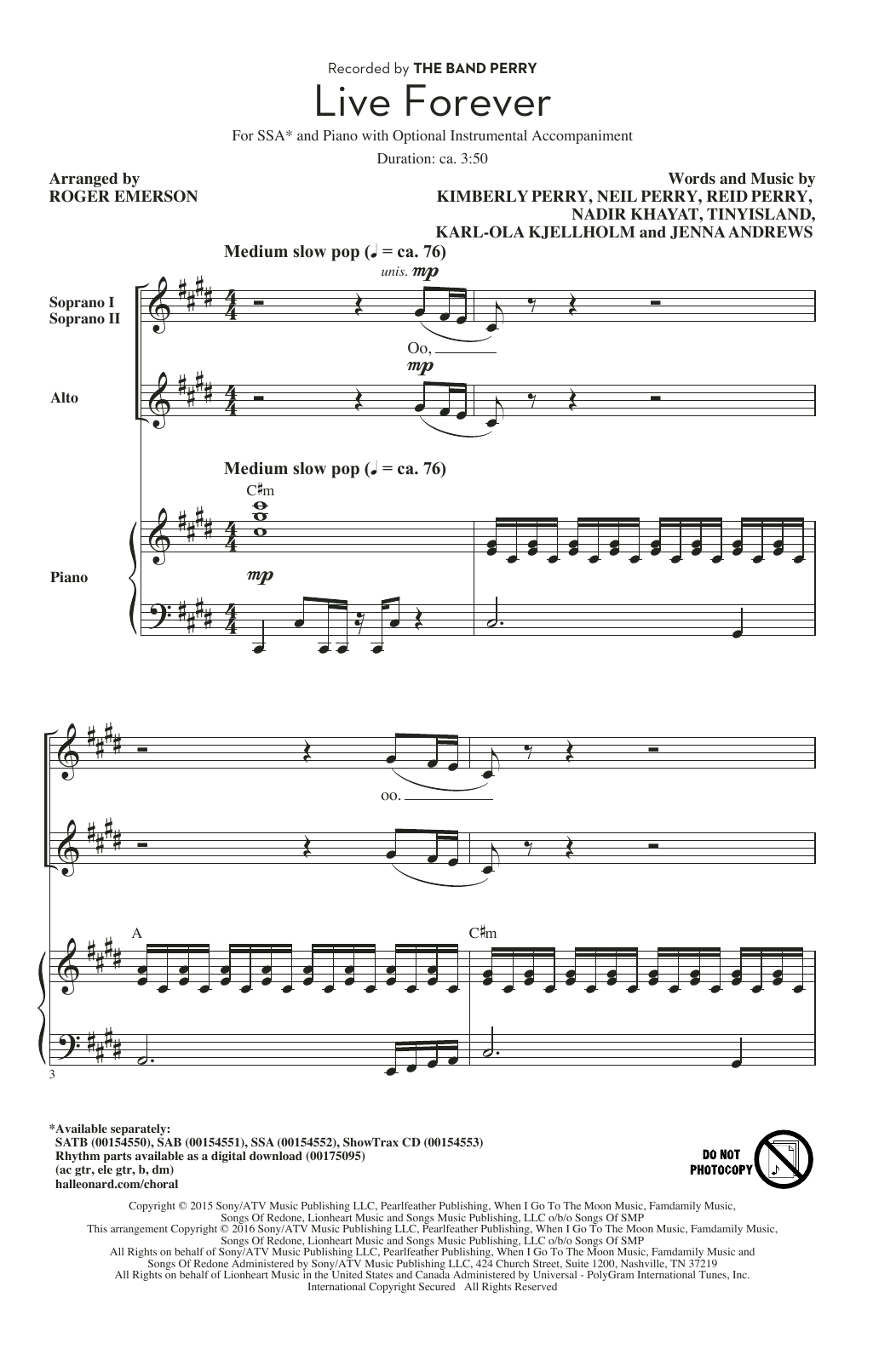 If I Die Young Chords Sheet Music Digital Files To Print Licensed Kimberly Perry Digital