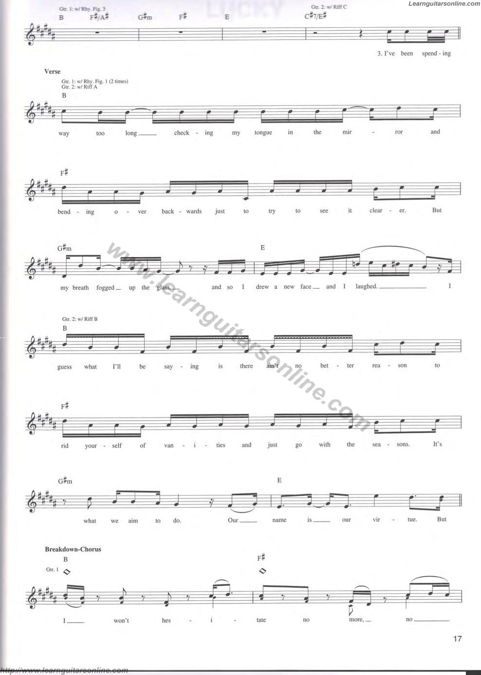 Im Yours Chords Im Yours Jason Mraz5 Free Guitar Sheet Music Tabs Chords
