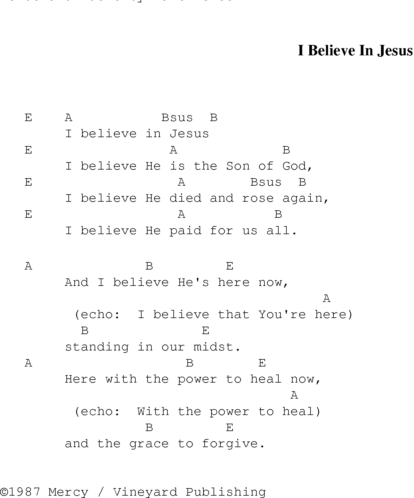Jesus Paid It All Chords Christian Gospel Worship Song Lyrics With Chords I Believe In Jesus