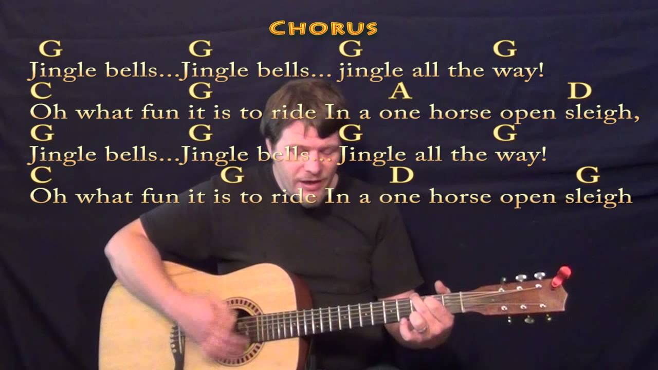 Jingle Bells Chords Jingle Bells Christmas Strum Guitar Cover Lesson In G With Lyricschords
