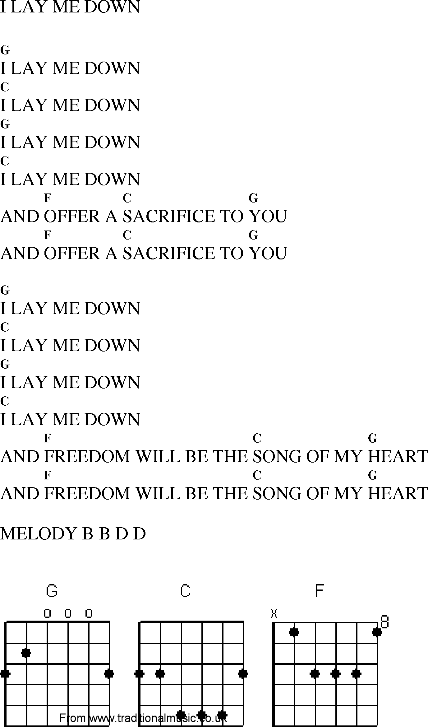 Lay Me Down Chords Christian Gospel Worship Song Lyrics With Chords I Lay Me Down