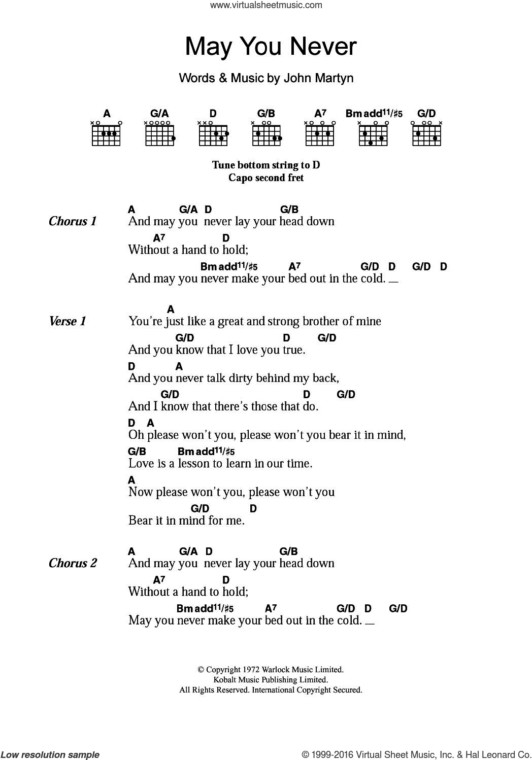 Lay Me Down Chords Martyn May You Never Sheet Music For Guitar Chords Pdf