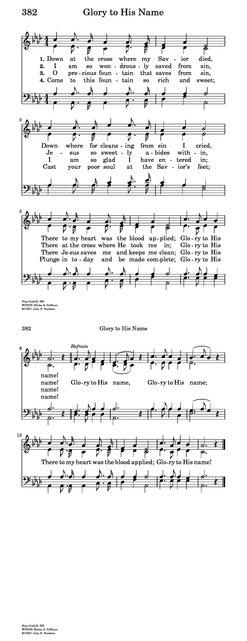 Lead Me To The Cross Chords Down At The Cross Hymnary