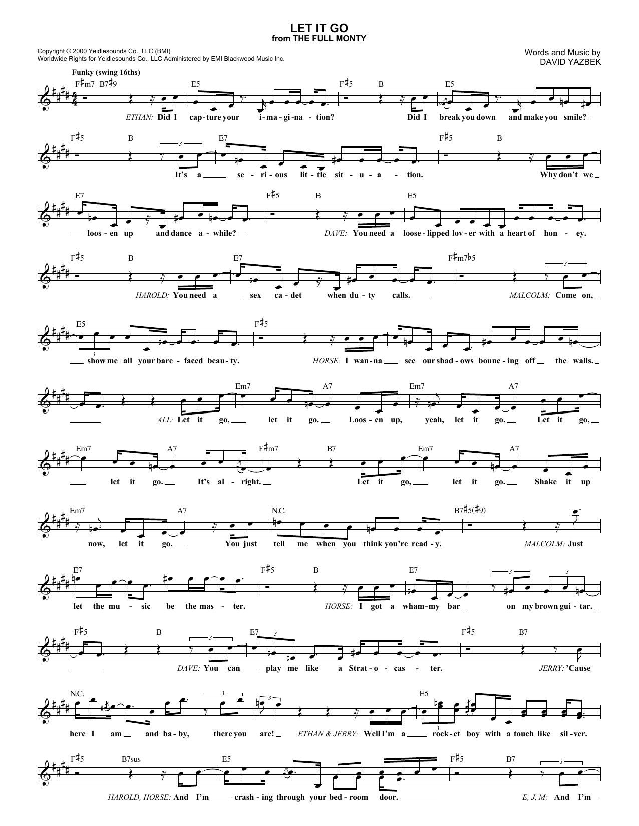 Let It Go Chords Let It Go Lead Sheet Fake Book Print Sheet Music Now
