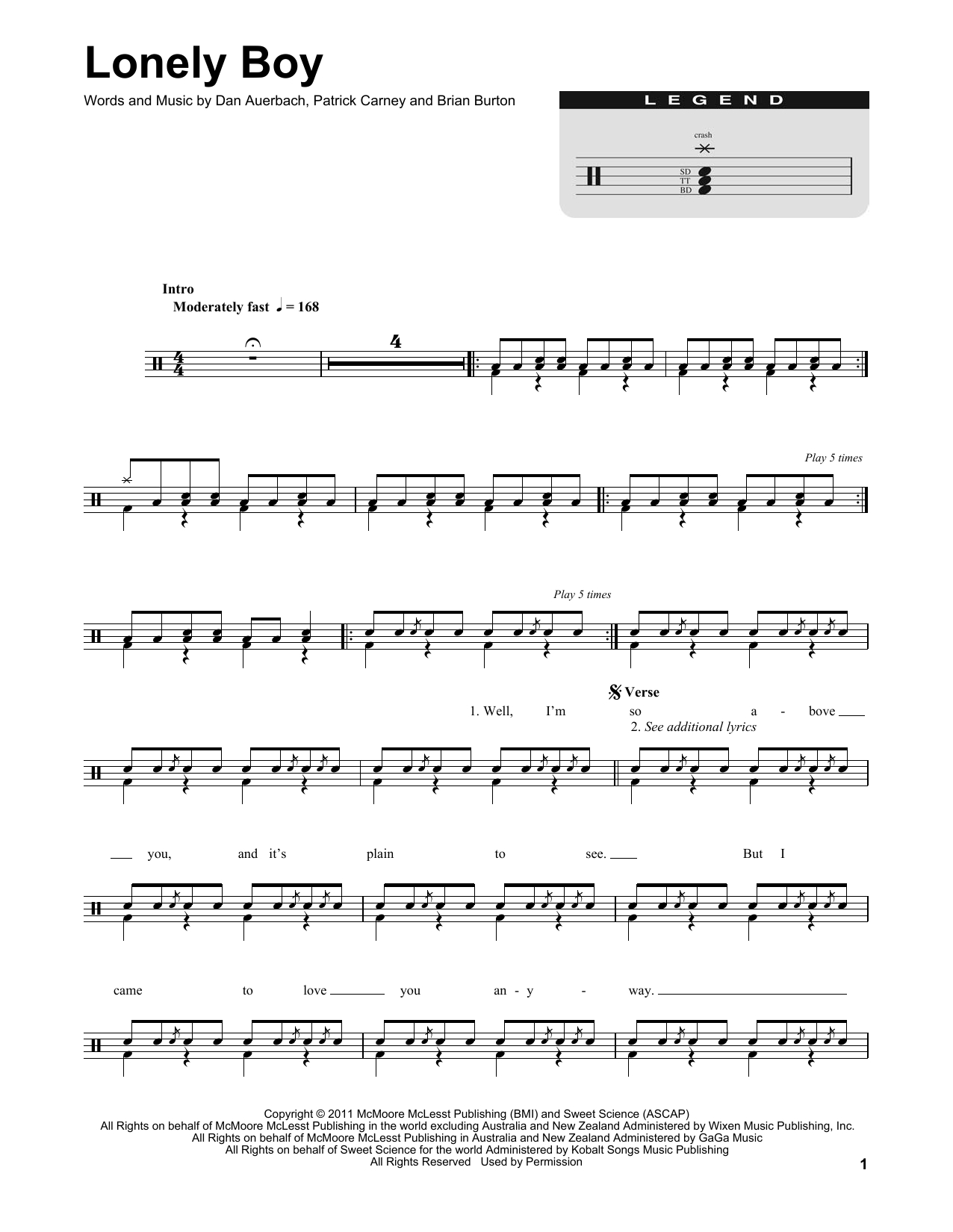 Little Black Submarines Chords Sheet Music Digital Files To Print Licensed The Black Keys Digital