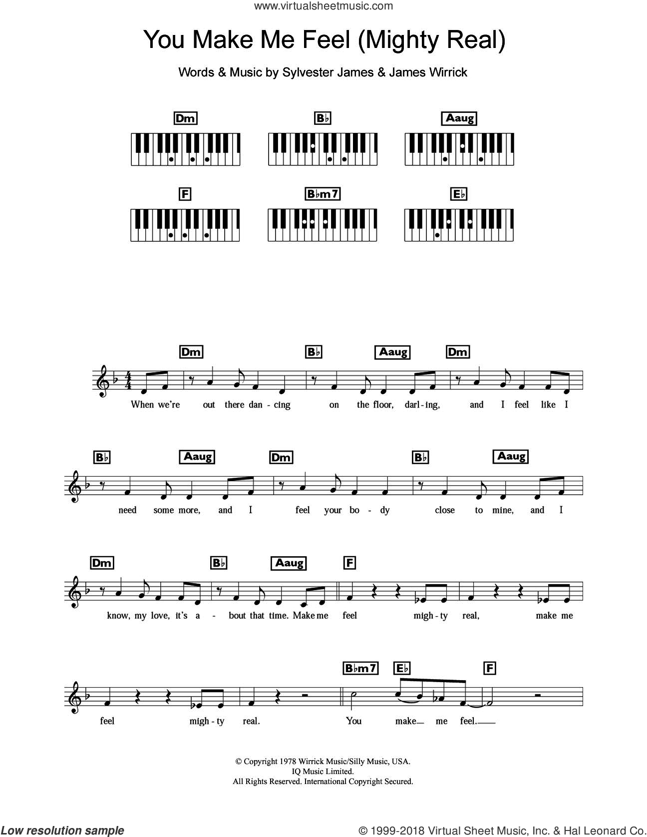 Mighty To Save Chords Sylvester You Make Me Feel Mighty Real Sheet Music For Piano Solo Chords Lyrics Melody