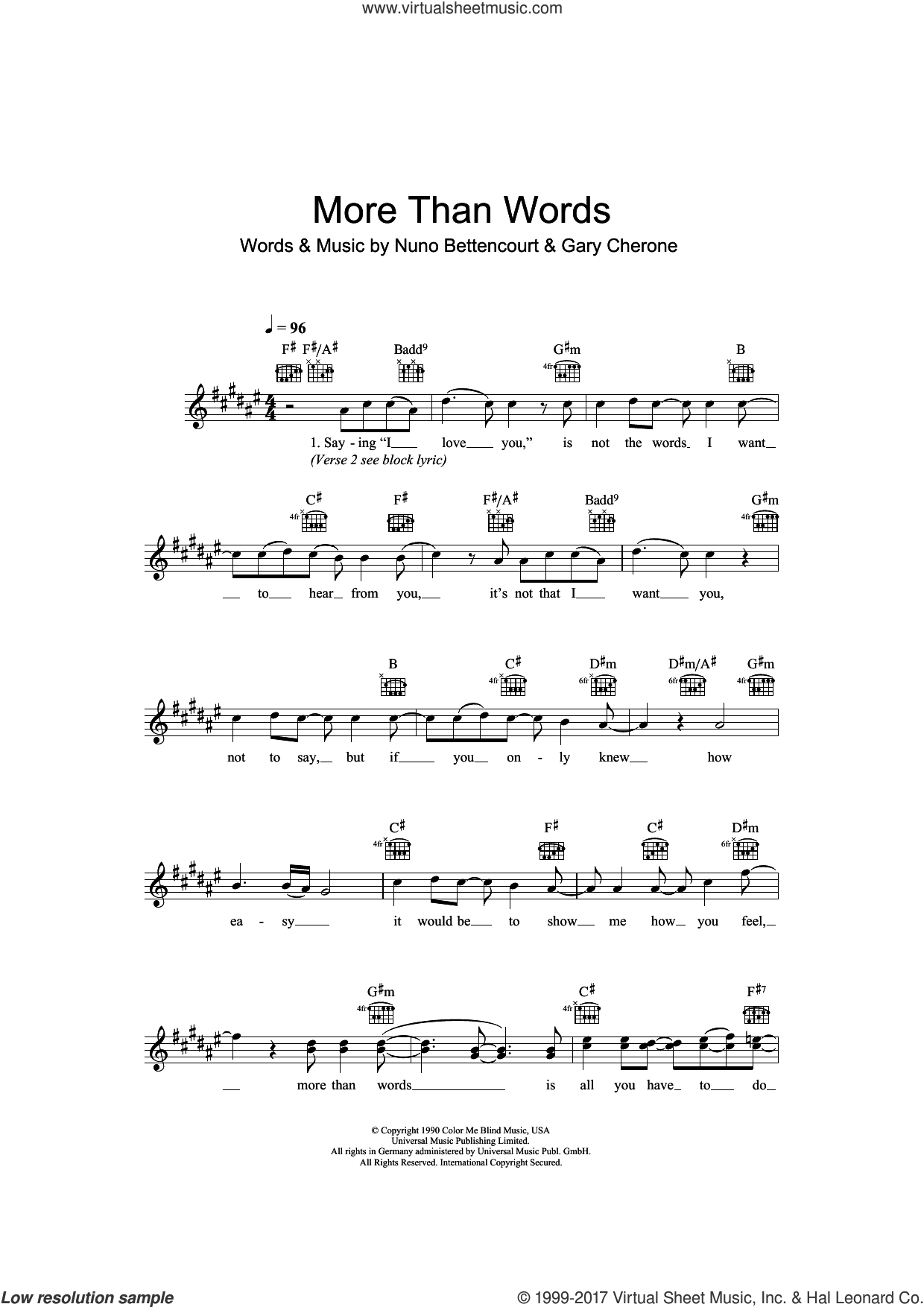 More Than Words Chords Extreme More Than Words Sheet Music Fake Book Pdf
