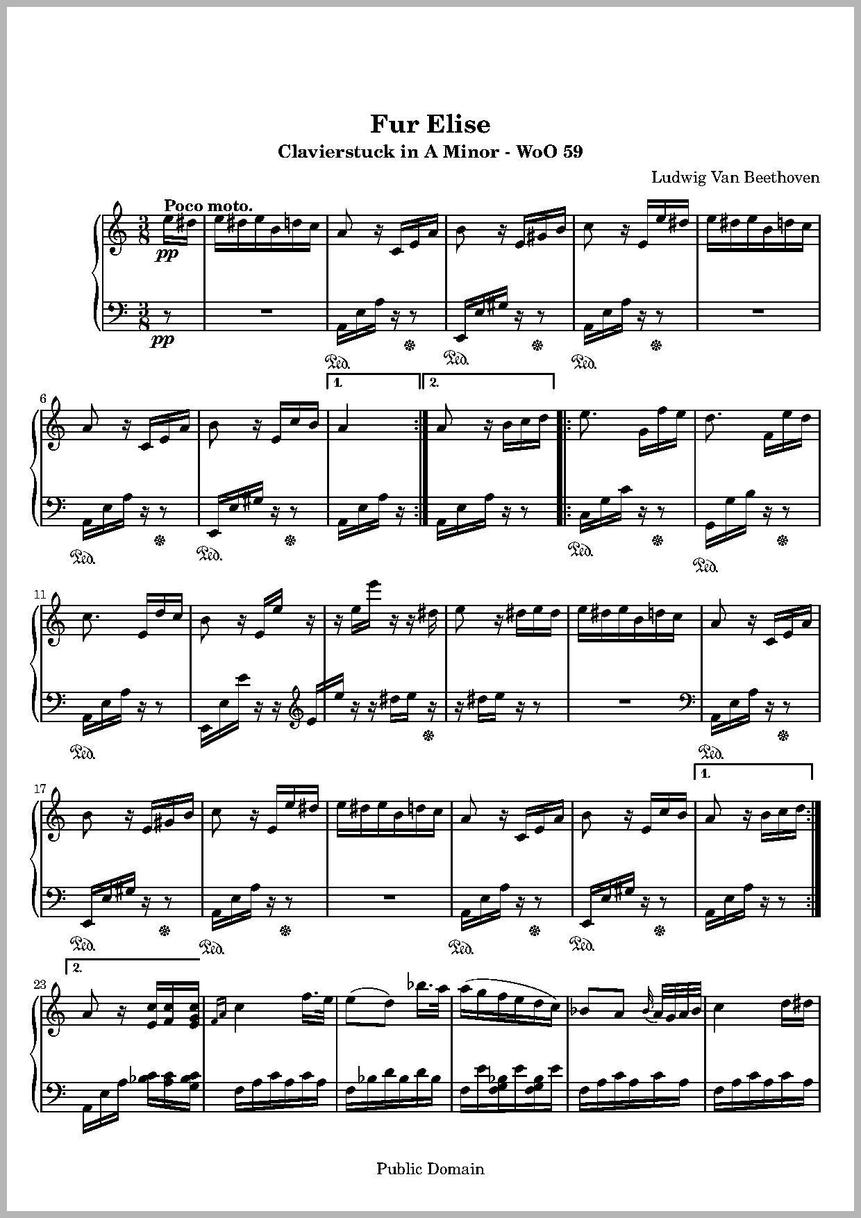 Ring Of Fire Chords Ring Of Fire Chords 459385 File Imslp Fur Elise Beethoven Woo59 Pdf