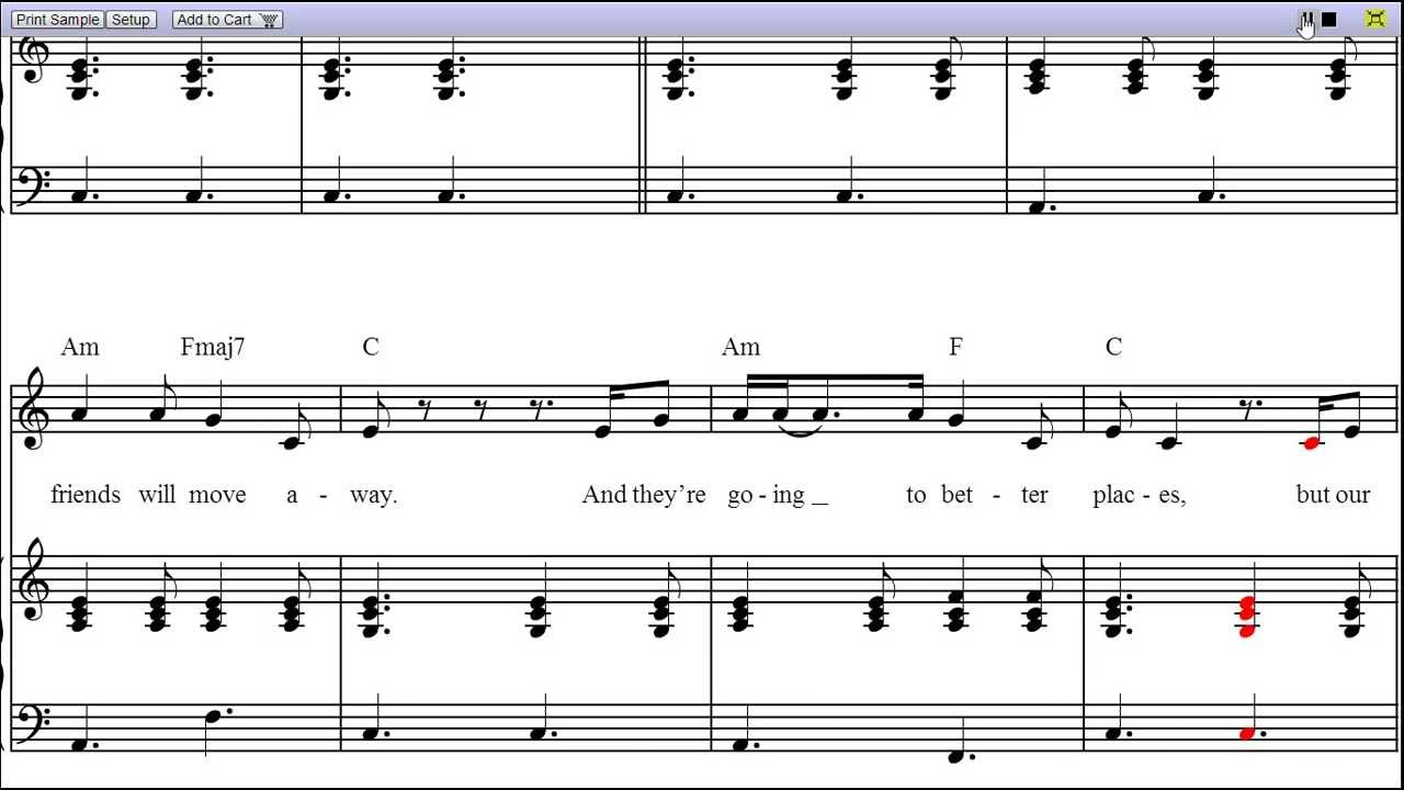 Rivers And Roads Chords Rivers And Roads The Head And The Heart Piano Sheet Music Teaser