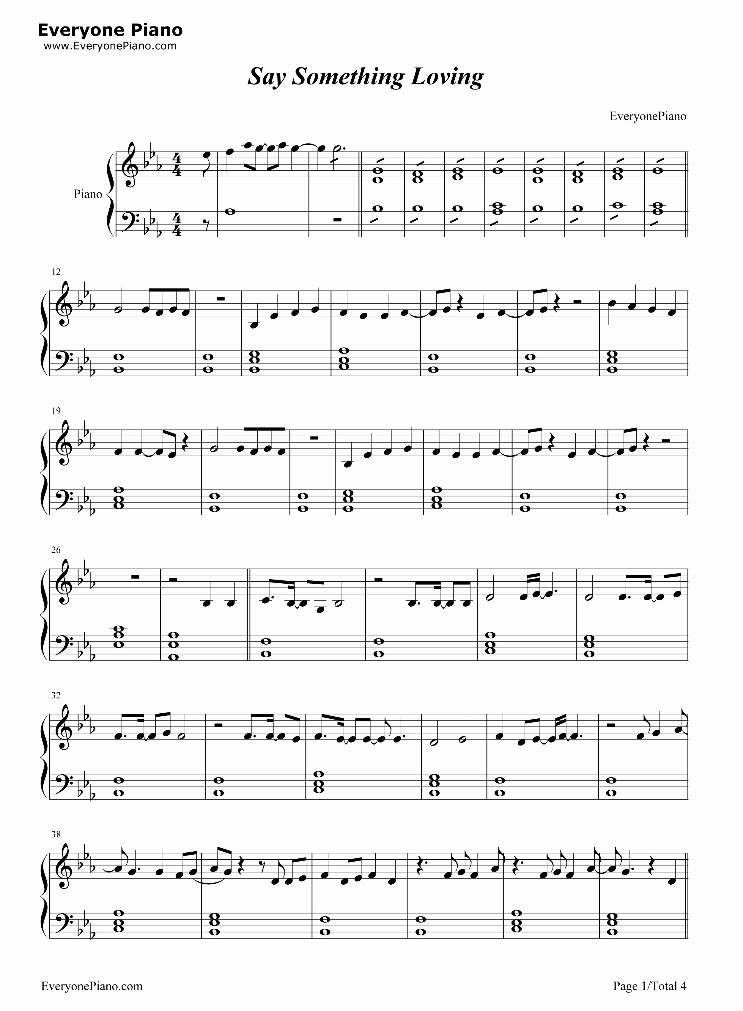 Say Something Piano Chords That Xx Chords Accomplice Music