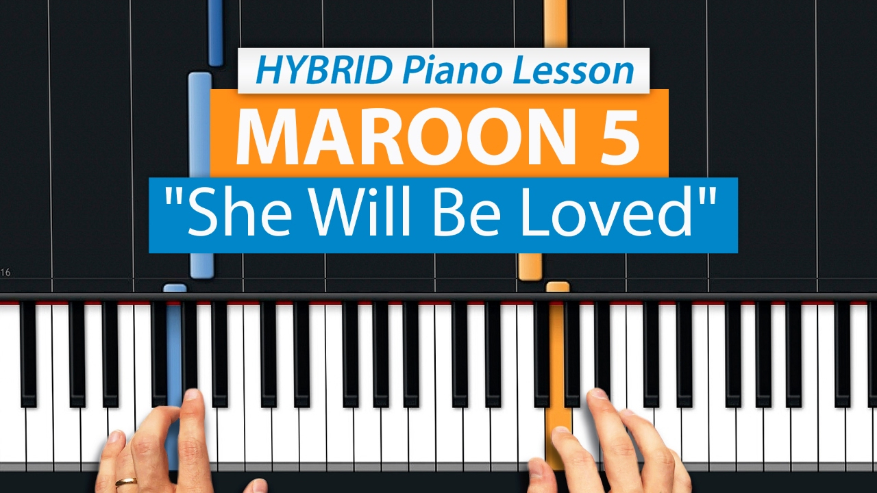 She Will Be Loved Chords How To Play She Will Be Loved Maroon 5 Hdpiano Part 1 Piano Tutorial