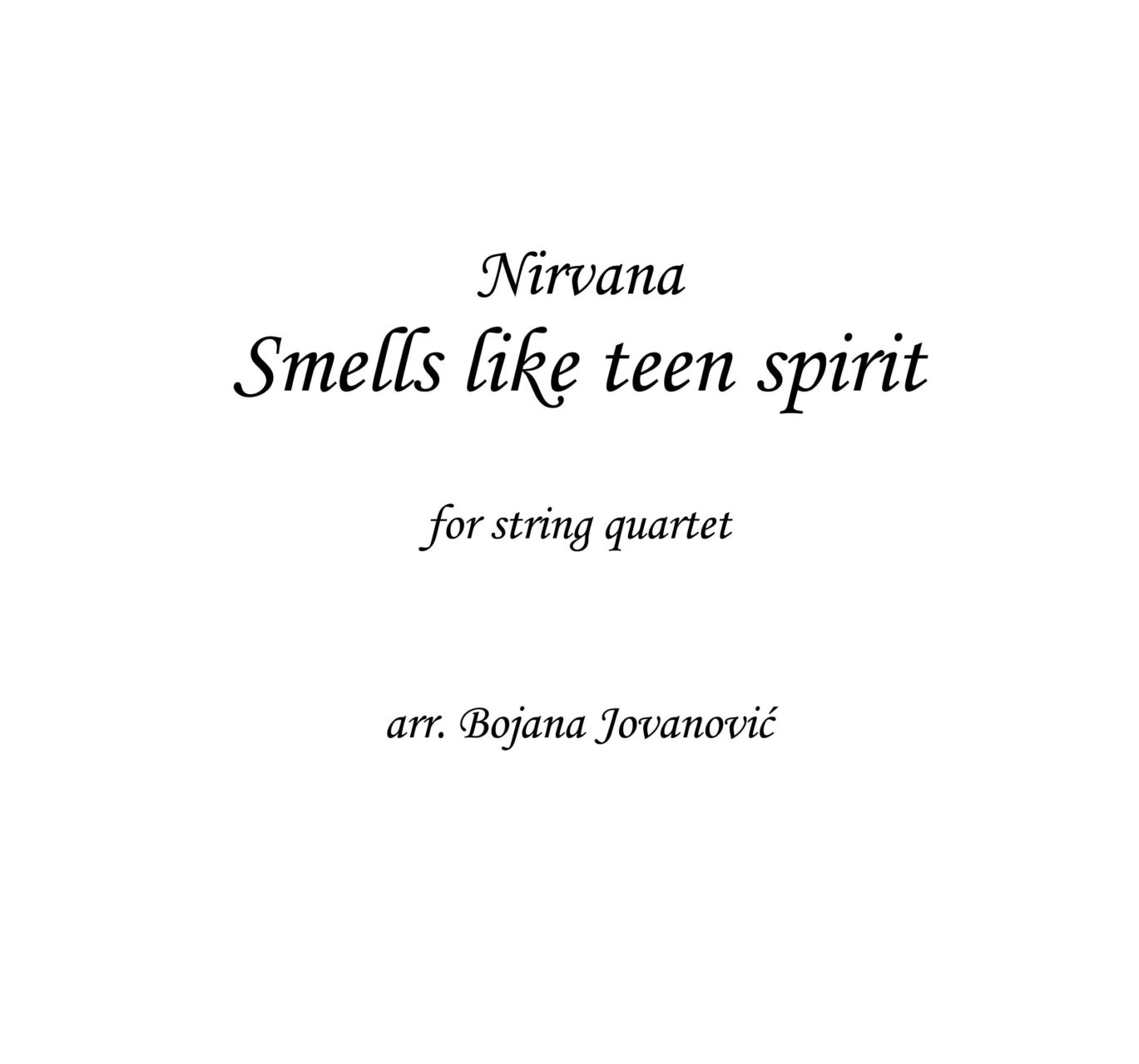 Smells Like Teen Spirit Chords Smells Like Teen Spirit Nirvana