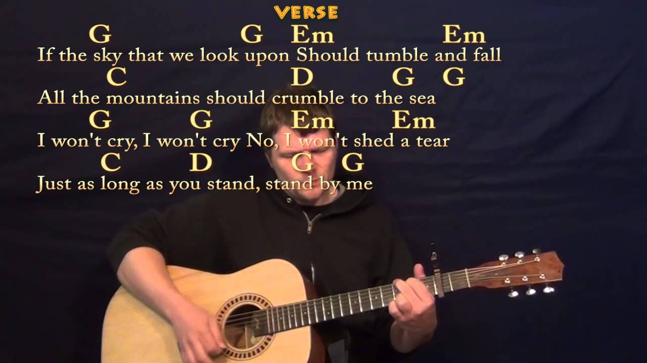 Stand By Me Chords Stand Me Ben E King Easy Guitar Strum Cover Lesson With Lyricschords