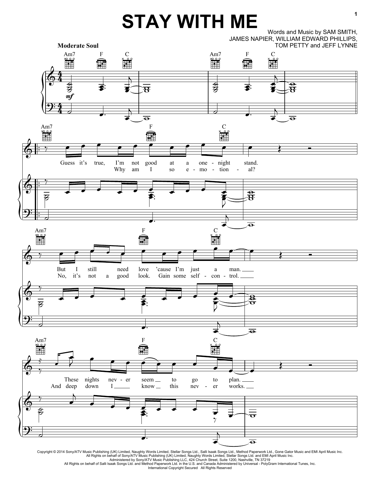 Stay With Me Ukulele Chords Sheet Music Digital Files To Print Licensed Sam Smith Digital