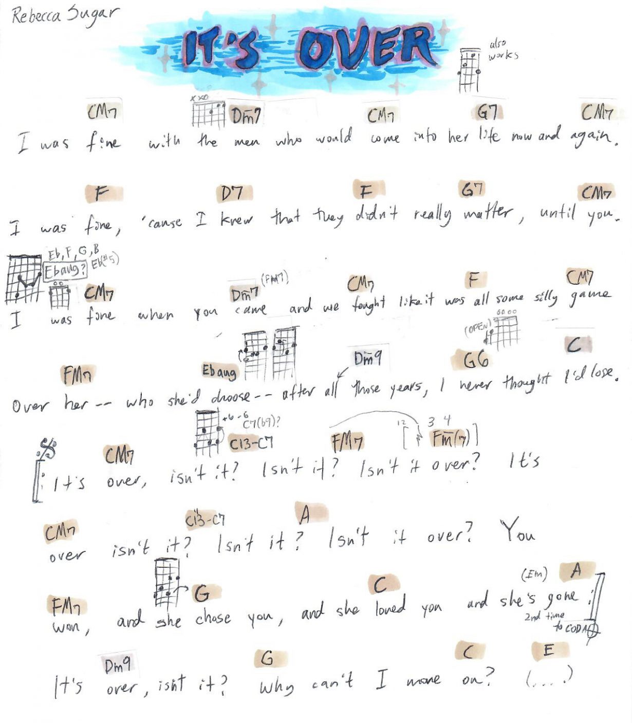 Steven Universe Ukulele Chords dietamed.info