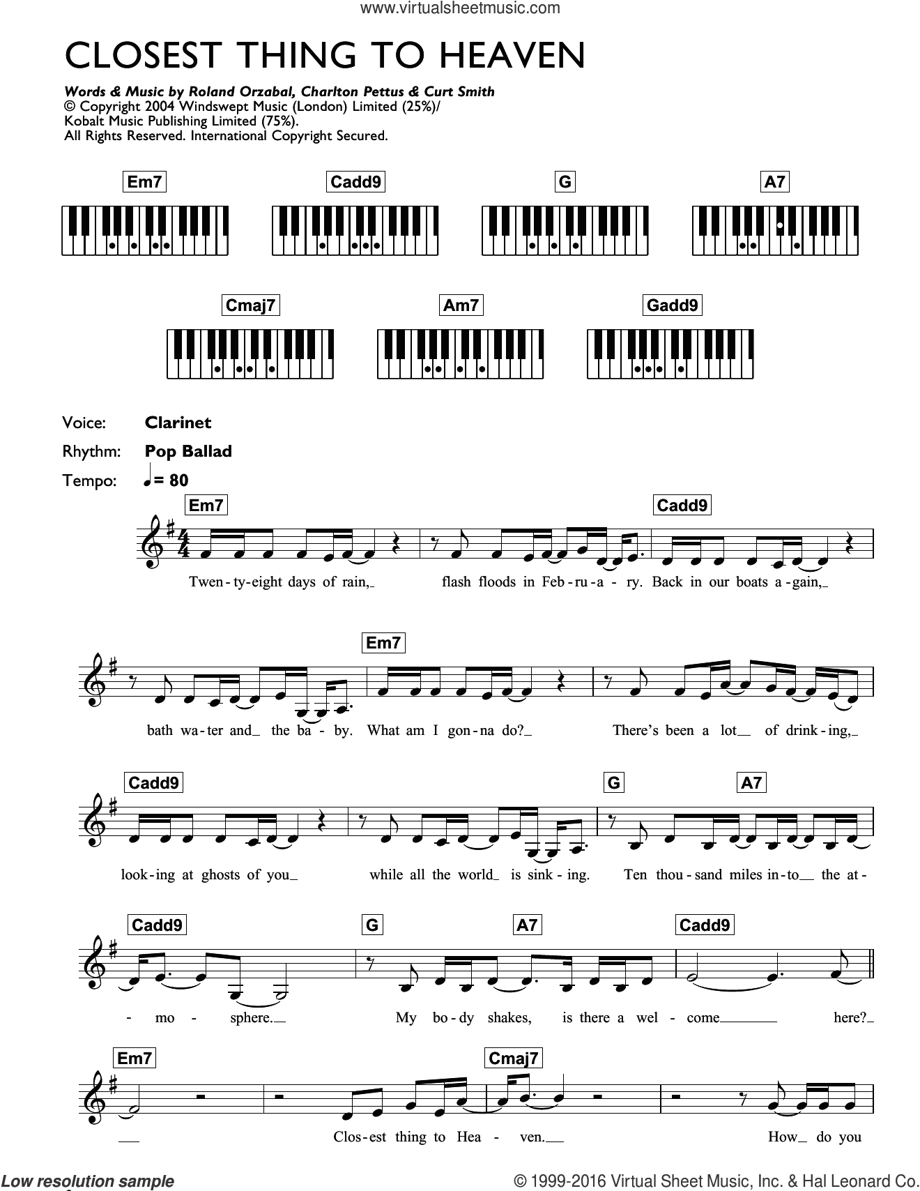 Tears In Heaven Chords Fears Closest Thing To Heaven Sheet Music For Piano Solo Chords Lyrics Melody