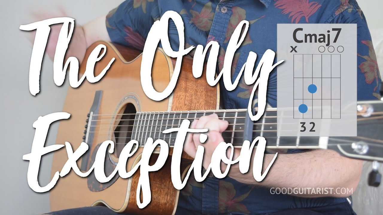 The Only Exception Chords The Only Exception Guitar Tutorial Paramore 3 Chord Song